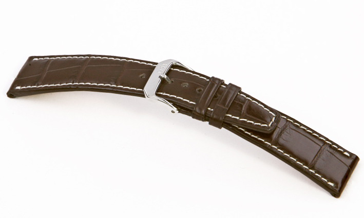 Horlogebandje Thunderbird donkerbruin | passend voor Breguet