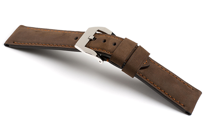 Horlogeband Maritim bruin | Voor Panerai 