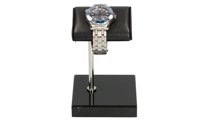 Horloge standaard zwart zilver