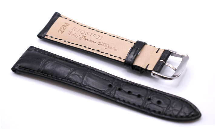 Horlogeband President zwart | Voor Montblanc