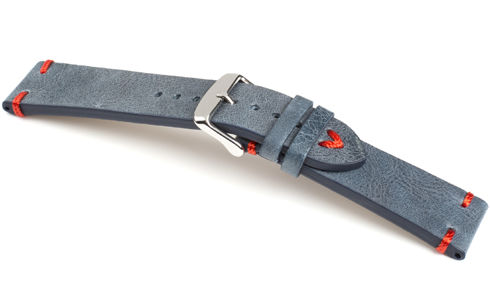 Horlogeband V band blauw RN | voor Meistersinger 