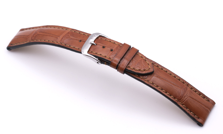 Horlogeband President cognac | Voor IWC 