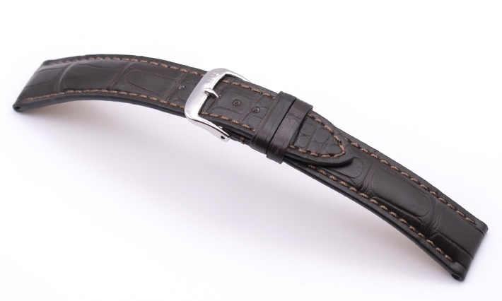 Horlogeband President donkerbruin | Voor A. Lange & Söhne 