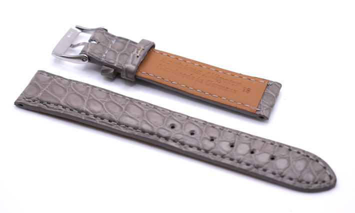 Horlogeband Frosted grijs | passend voor Bulova