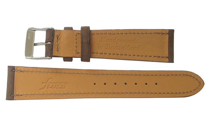 Horlogeband Mountain Nubuck Bruin | voor Hamilton