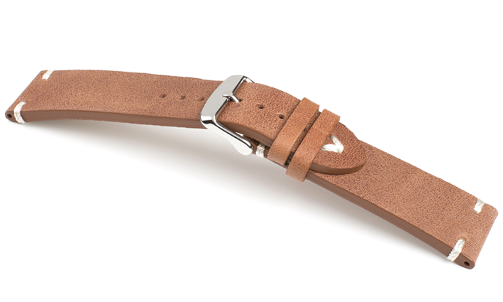 Horlogeband V band cognac | voor Meistersinger 