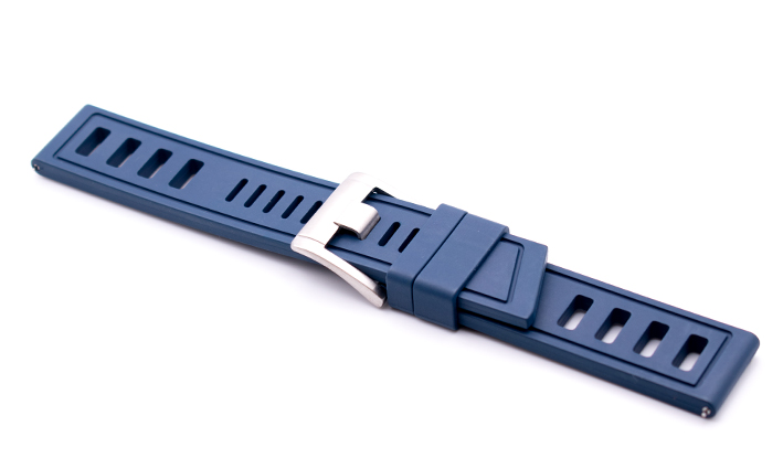 Horlogeband Rubber Iso-Frane Style Blauw | passend voor Timex 