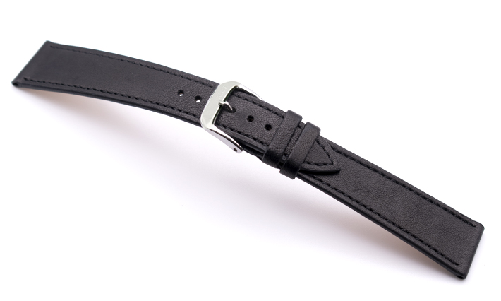 Horlogeband Hermes Leer Zwart | voor Jaeger Le Coultre