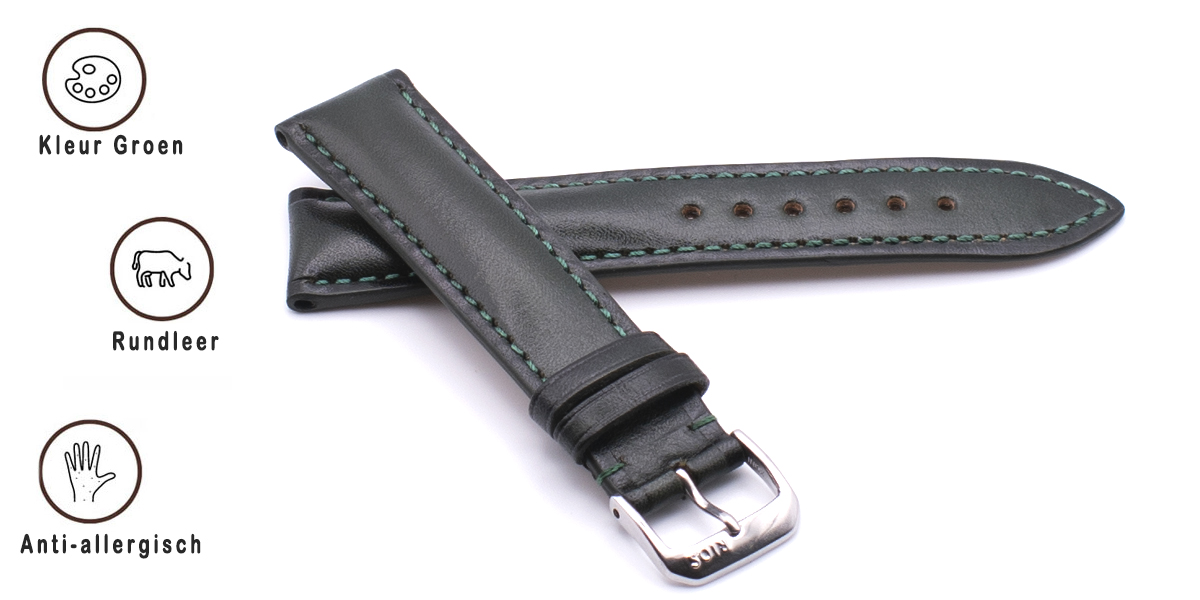 Horlogeband Two Tone Groen | voor Sinn