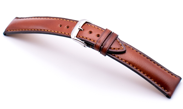 Horlogeband Two Tone mahagoni | voor Alpina 