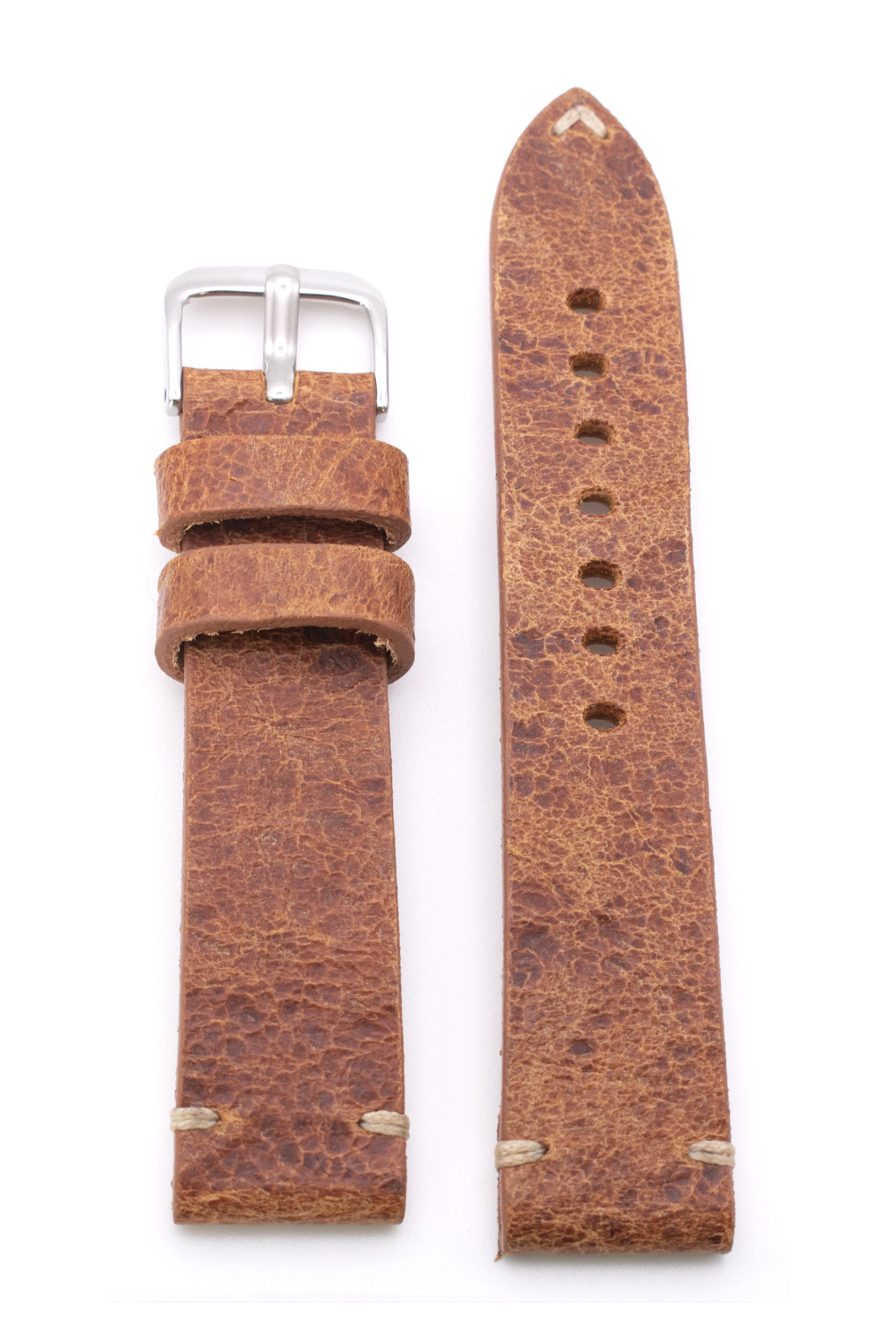 Horlogeband Watts vintage cognac | voor U Boat