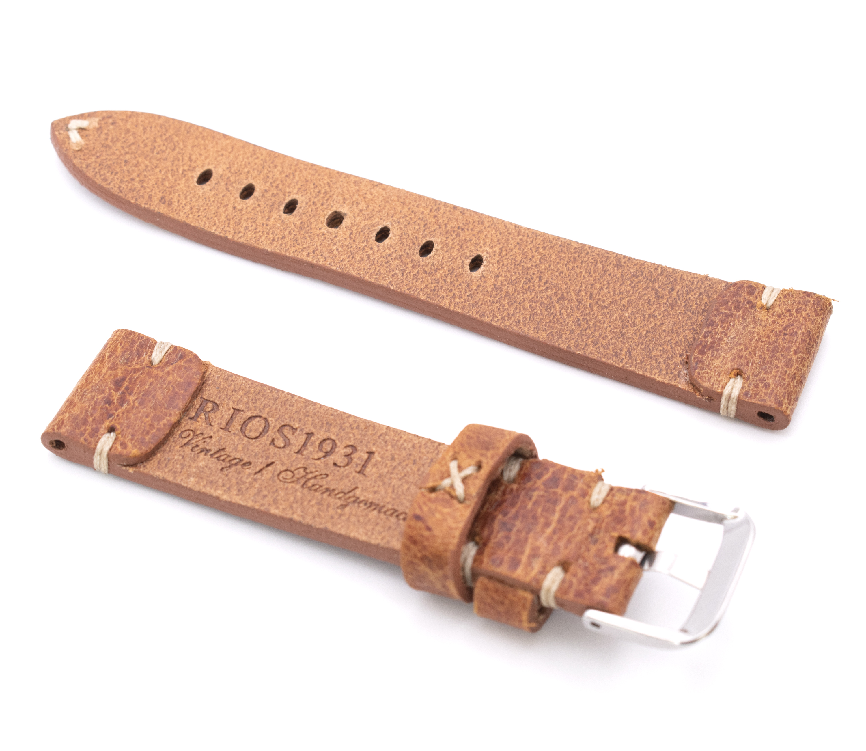 Horlogeband Watts vintage cognac | voor U Boat
