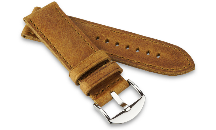 Horlogeband Derby honey | voor Apple watch