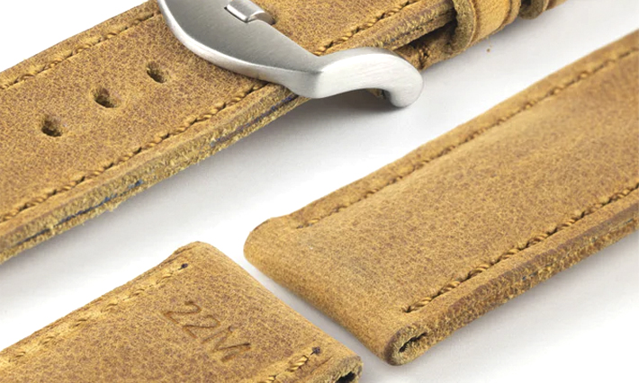 Horlogeband Derby honey | voor Apple watch