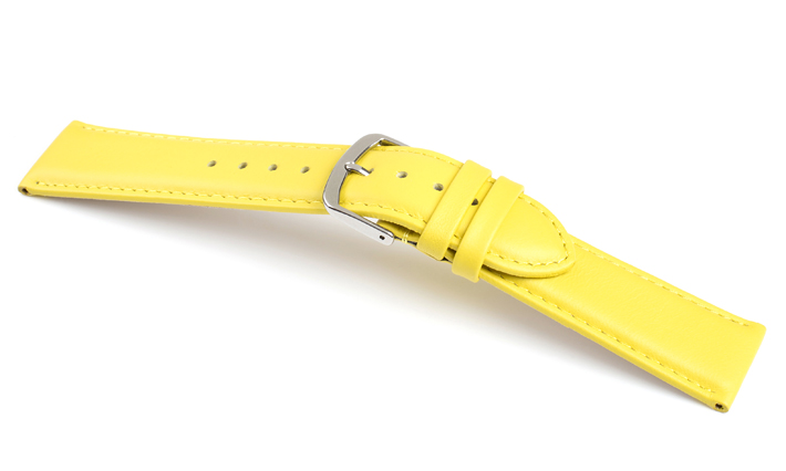 Horlogeband Chur geel | voor Junghans