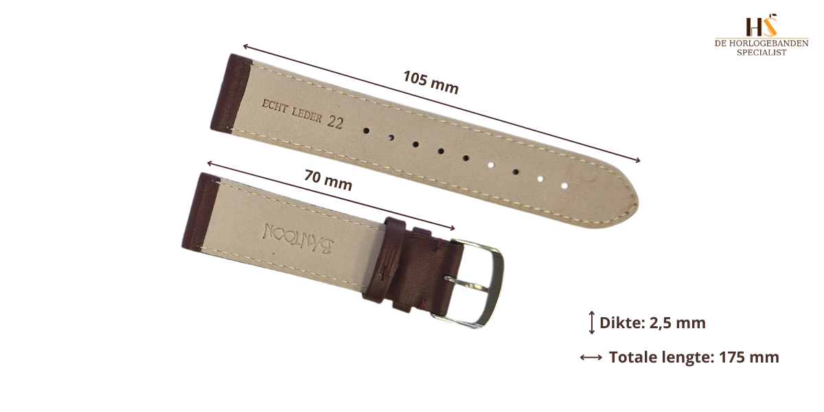 Horlogeband Chur donkerbruin | voor Michael Kors Smartwatch‎