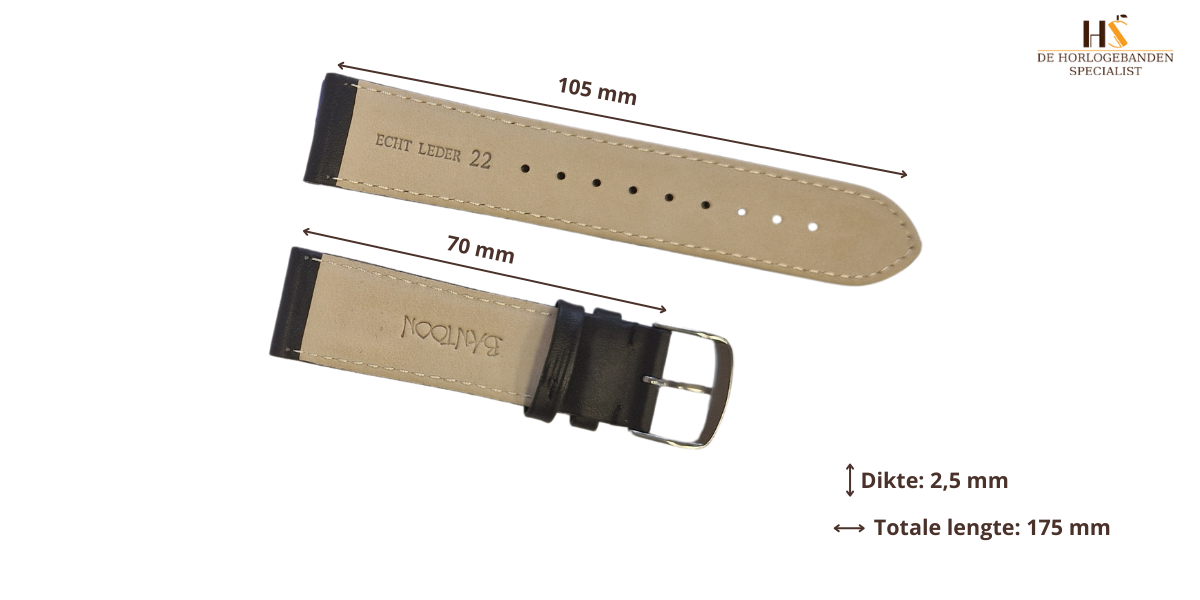 Horlogeband Chur zwart | voor Michael Kors Smartwatch‎