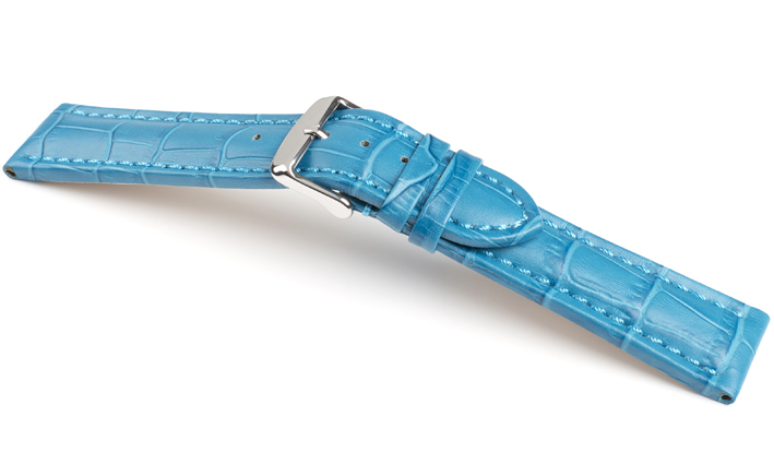 Horlogeband Kalimat turquoise | voor Fortis 