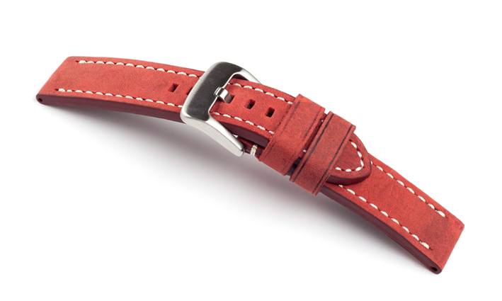 Horlogeband Terra rood | voor Fortis