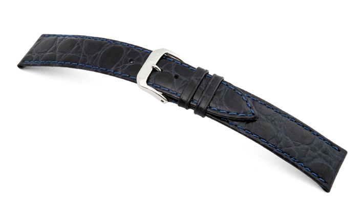 Horlogebandje Brazil donkerblauw | voor Junghans