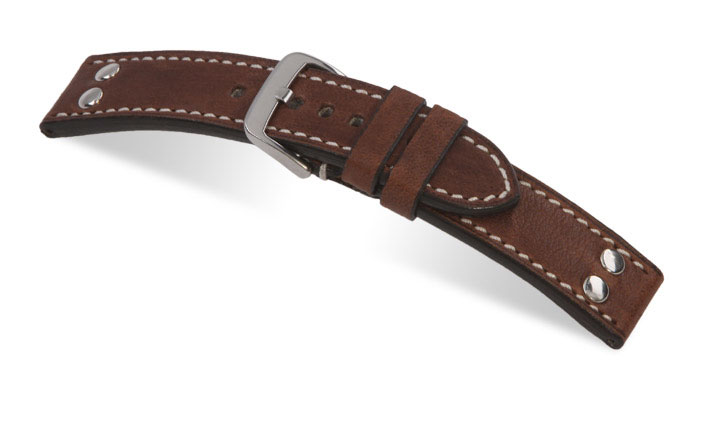 Horlogebanden Chesterfield mahagoni | voor Timex