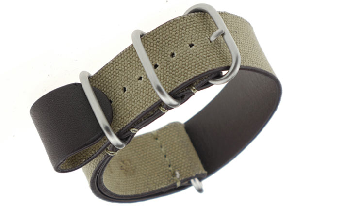 Nato Strap Warsaw Honey | de Horlogebanden Specialist 