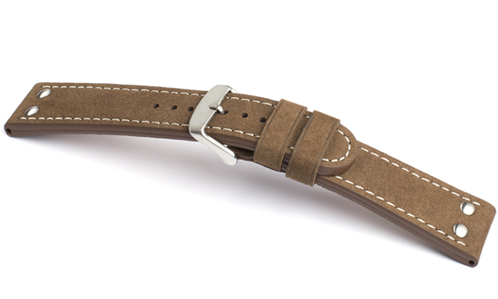 Horlogeband Flieger 2X2 cognac | voor Oris