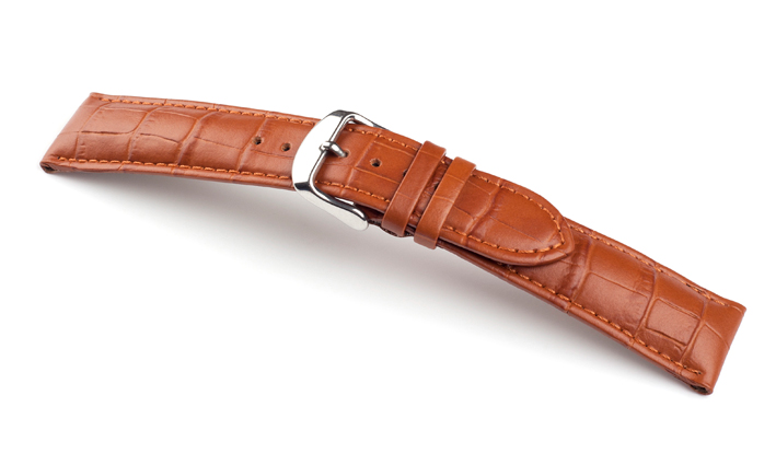 Horlogeband Arizona cognac | voor Meistersinger 