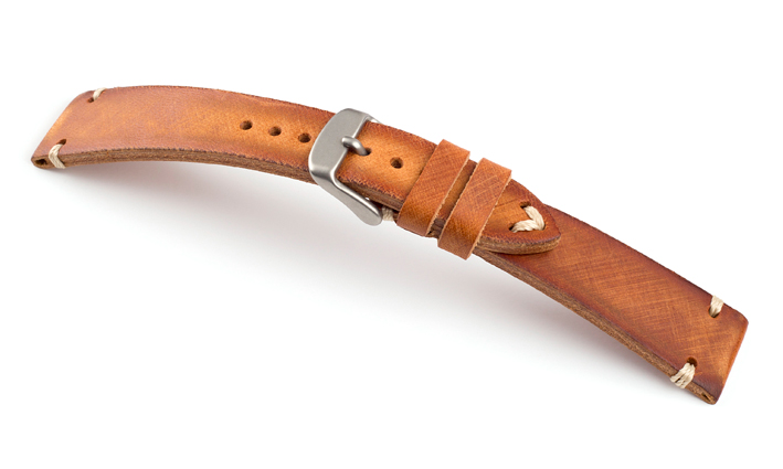 Horlogeband Vintage cognac | voor Meistersinger 