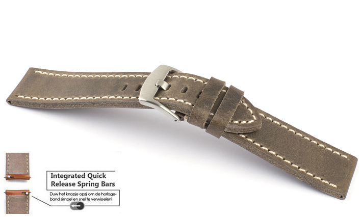 Horlogeband Vintage Classic taupe | voor Michael Kors Smartwatch‎