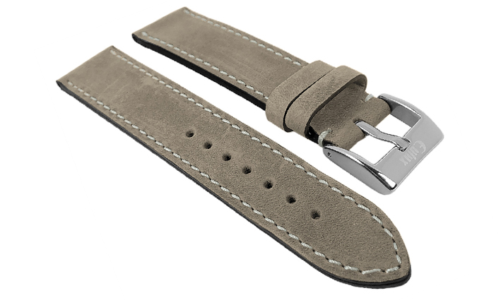 Horlogeband Vintage Nubuck Beige | voor Kyboe 