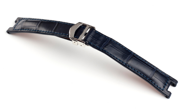 Horlogebandje Versailles donkerblauw | passend voor Cartier 