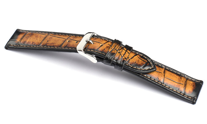 Horlogeband Alligator Multicolor cognac | voor Breguet 