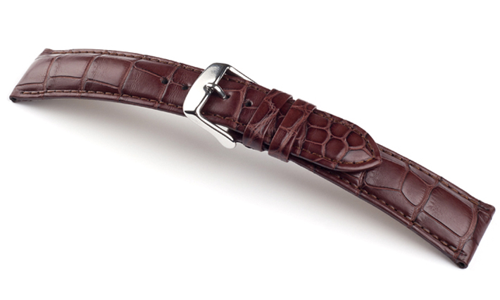 Horlogeband Louisiana mahagoni | voor Longines