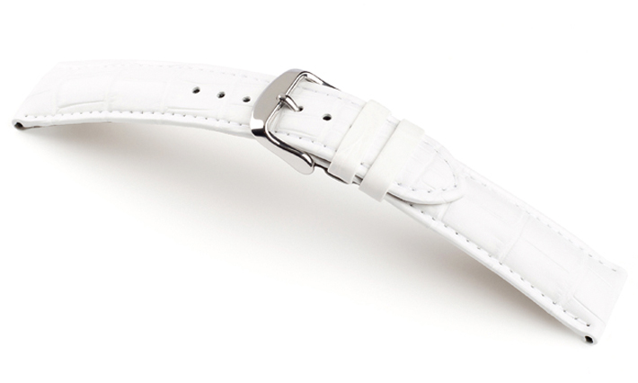 Horlogeband Louisiana wit | voor Hermes