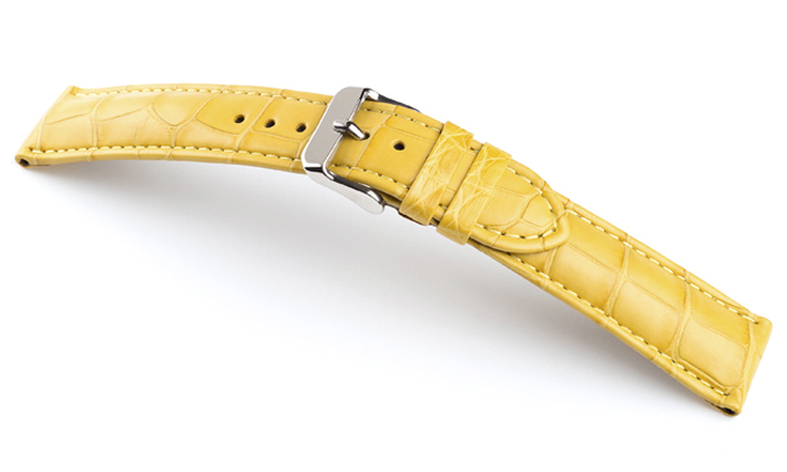 Horlogeband Louisiana geel | voor Hermes 