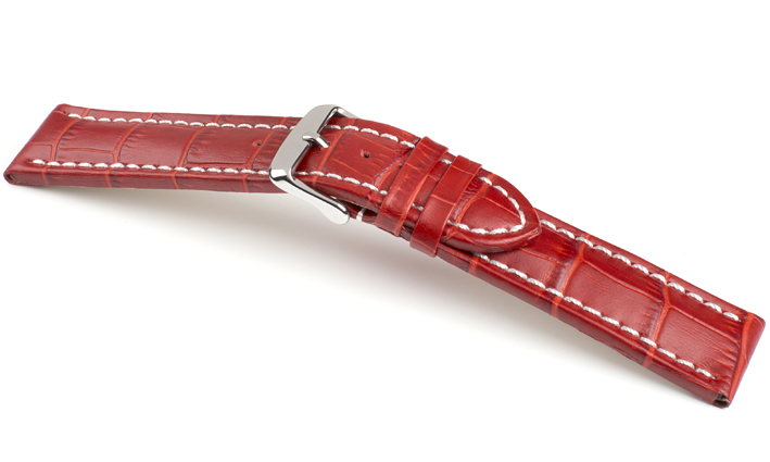 alpina horlogeband rood 