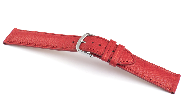 Horlogeband Vegi rood | voor Leer 