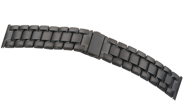 Metalen horlogeband Scandic Black | Metalen horlogebanden