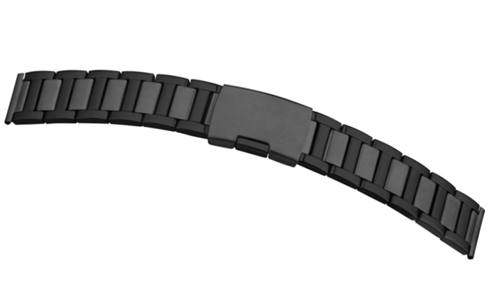 Metalen horlogeband Veneto Black | Metalen horlogebanden