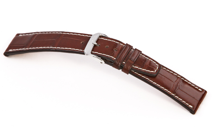 Horlogebandje Thunderbird mahagoni | passend voor Chopard 